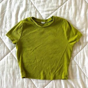 Garage Green Baby Tee